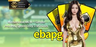 Captura da interface do ebapg com cassino, destacando a diversidade de jogos.